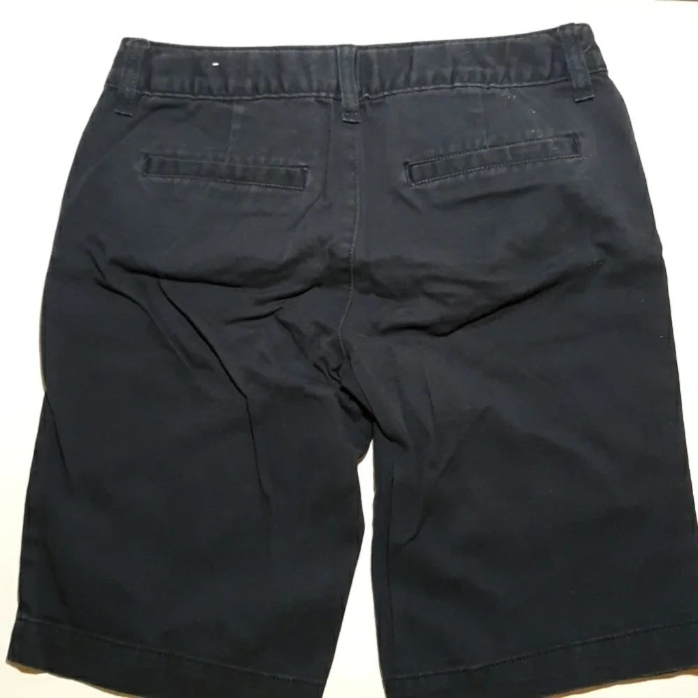 Old Navy 12 adjustable waistband blue dress shorts